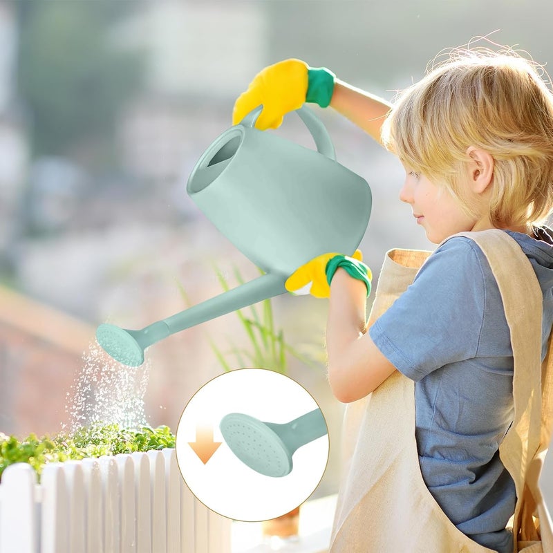 VKPLITE Plant Watering Can - Plastic Indoor and Outdoor - 1/2 Gallon - Green - Image 3